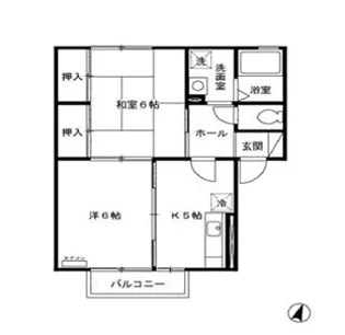 コスミオン【2階】の間取り
