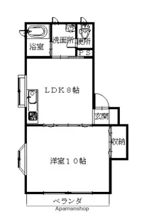 オルゴールハイツ【101号室】の間取り