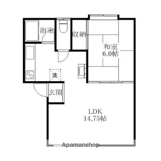 エスコートSUB【3号室】の間取り