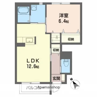 アネックス【1階】の間取り