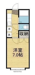 AMAソレイユ【103号室】の間取り