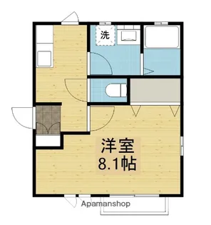 1Kの間取り画像