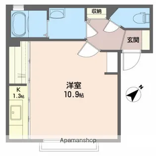 サザンクロスB【2階】の間取り