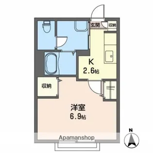 ラゼールカーザ【1階】の間取り