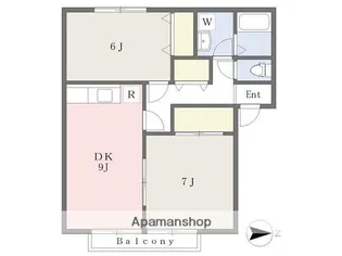 ユーティーライズA棟【1階】の間取り