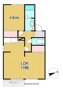 セジュールROSE【2階】の間取り