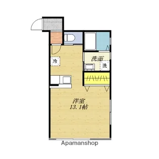 ブリックハウス川尻Ⅱ【103号室】の間取り