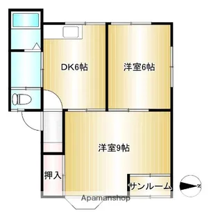 アーバンティ広面【1階】の間取り
