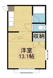 ハイム樋ノ口【1A号室】の間取り