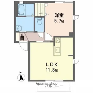 アルフォート【2階】の間取り