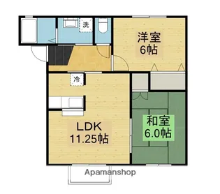 アーバンライフ21【202号室】の間取り