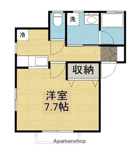 シェモア広面【201号室】の間取り
