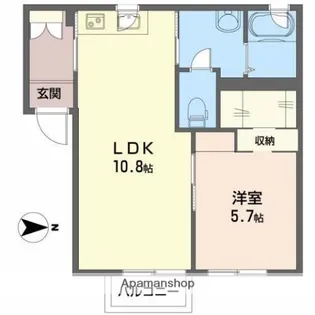 ディアスプラタ【1階】の間取り