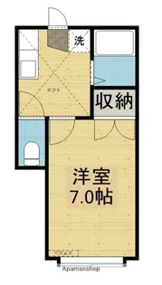 ル・テター弐番館【206号室】の間取り