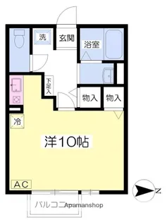 ノーザンライツ【2階】の間取り