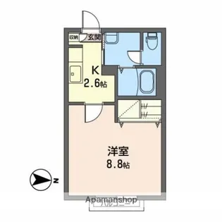 エスポワールK【1階】の間取り