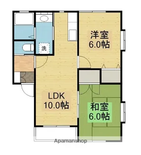 クレールSAKURA A【101号室】の間取り