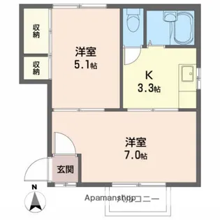 ステラN【2階】の間取り