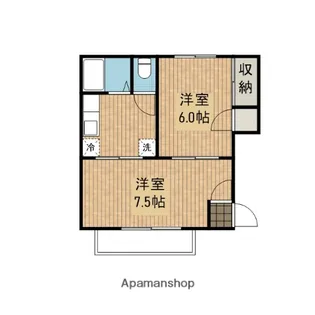 イーストロードNC【2階】の間取り