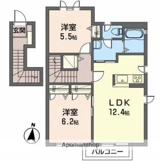 グランシャリオ カペラ【2階】の間取り