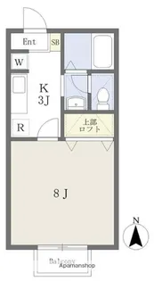 ドルフカワベ【2階】の間取り