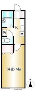 ハイツヒオキ【2階】の間取り