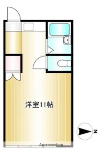 エステートミヨシA【1階】の間取り