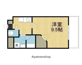 CASAGRAN秋田B【210号室】の間取り