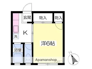 ハイツナリタ【1階】の間取り