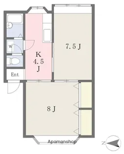 サンハイツすみれ【1階】の間取り