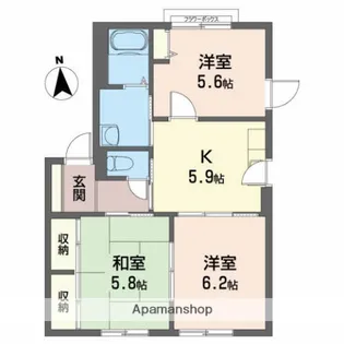 GスペースⅡ【1階】の間取り