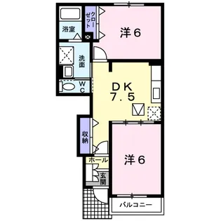 アビタシオンF・H【1階】の間取り