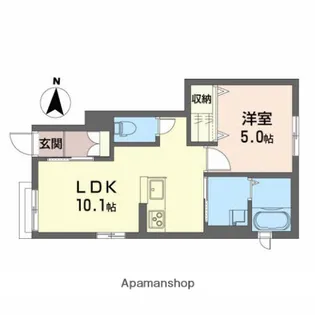 アトリエール【1階】の間取り