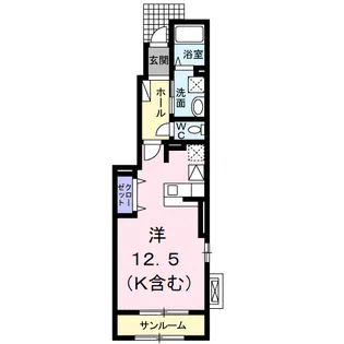アヴェニールⅠ【1階】の間取り