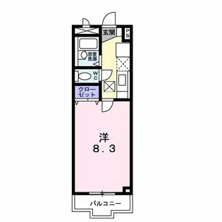 ウイスタプラス【1階】の間取り