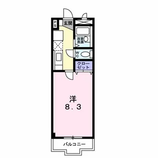 ウイスタプラス【2階】の間取り