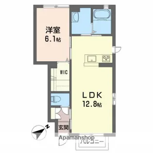 シャーメゾン港北Ⅱ【1階】の間取り