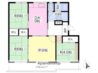 リアンⅠ棟【2階】の間取り
