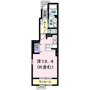 シャイン コート【1階】の間取り