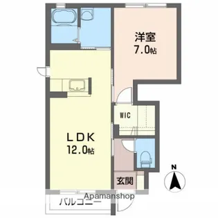 サニーデイズ【1階】の間取り