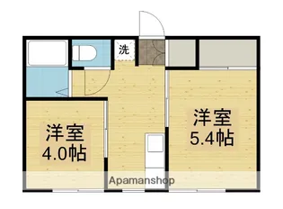 フィールファイン新屋A【102号室】の間取り