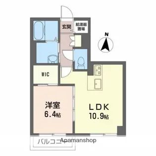 アンビシア山王【1階】の間取り