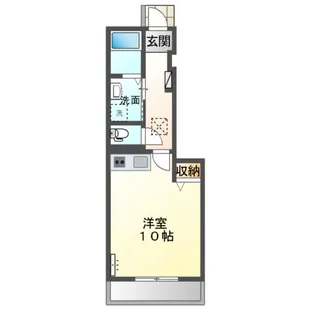 アヴァンティ【103号室】の間取り