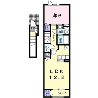 パラッツォ旭川【2階】の間取り