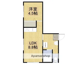 エール【201号室】の間取り