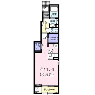 エレガンシアゼファーⅠ【1階】の間取り