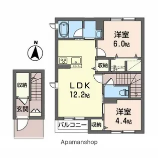 アリア セレーナ【2階】の間取り