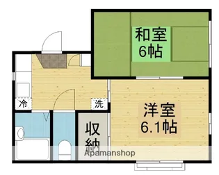 フレグランス新屋大川町B【106号室】の間取り