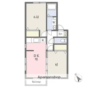 シティーフロント茨島【2階】の間取り