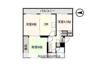 アシスト第5秋田マンション【3階】の間取り
